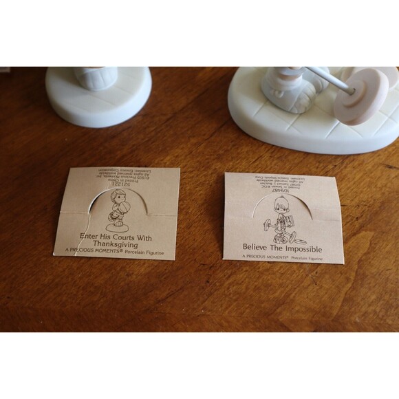 Lot Precious Moments Believe the Impossible & Enter His Courts With Thanksgiving - Picture 2 of 12